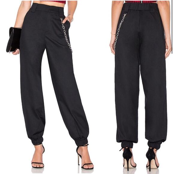 I.AM.GIA Cobain Chain Cargo Joggers in Black - Size XS - Picture 1 of 7